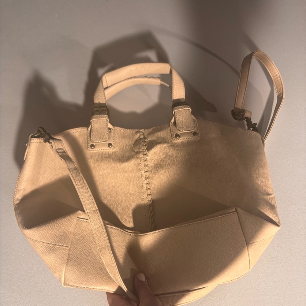CARLOS by Carlos Santana Beige Tote Bag